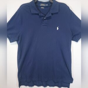 Polo Ralph Lauren Custom Fit Men’s XL Navy Stretch Mesh Polo Shirt